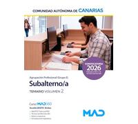 026 T2 SUBALTERNOS DE LA COMUNIDAD AUTONOMA DE CANARIAS