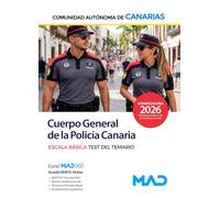 026 TEST CUERPO GENERAL POLICIA CANARIA COMUNIDAD AUTONOMA DE CANARIAS