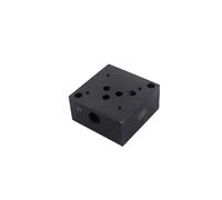 03-1W Colector de base de válvula direccional hidráulica for D1SG-03 4WE10 Bloque de circuito de aceite de válvula de instalación de válvula solenoide DN10