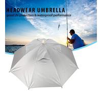03 Sombreros de Paraguas Paraguas de Cabeza antioxidante, Sombrero de Paraguas Sombrero de Unbrella para Exteriores para Peces