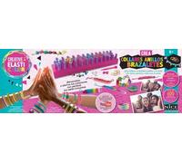 03000 03000-Set Elasticolor ¡CREA Collares y Pulseras 600 Gomas 36x13x5 cm, Multicolor (Nice