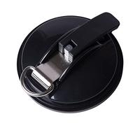 040 Parts Gancho de ventosa compatible con VW T6 T5 T4 T6.1 California Multivan Bulli Ocean Coast Beach Team Golf Caddy - Accesorios de camping para el hogar autocaravana toldo, Negro