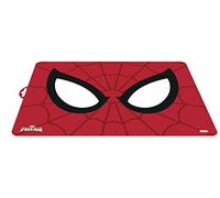 0406, Mantel Individual Character Spiderman; Dimensiones 43x29 cms; Producto de plástico Reutilizable; Libre bpa.