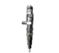 0445120104 Inyector de combustible remanufacturado, compatible con Detroit Diesel de las series DD15 y D16. Conjunto de inyector de repuesto.