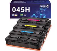 045H Tóner Con Chip i-Sensys MF633cdw Negro Cian Magenta Amarillo 4-pack | Tóner Compatible con Canon i-Sensys MF633cdw MF635cx LBP613cdw MF631cn LBP611cn MF632cdw MF634cdw MF636cdwt LBP612cd