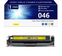 046 Cartucho de Tóner con Chip para Canon Color imageCLASS LBP654Cdw | MF735Cdw MF731Cdw MF733Cdw LBP654Cx LBP653Cdw MF732Cdw Impresoras, Fácil Instalación, 6300 Páginas,Yellow-1 pack