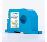 050A0100A Interruptor de detección de corriente CC con orificio pasante con ajuste de retardo de 0 a 99 segundos y luces indicadoras rojas/verdes para umbral (D360-50A DC)