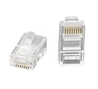 05232 100x RJ45 UTP Modular Plug Connector CAT 5 8P8C Ethernet Network Crimp End, [Importado de UK]