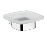 053000100 Emco Loft - Jabón pared plato en vidrio esmerilado, color: Cromo