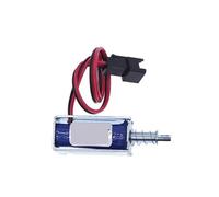 0537 Cerradura electromagnética DC 6V 12V 24V cerradura magnética cerradura eléctrica 1.5A/2A/1A solenoide lineal de bloqueo