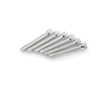 0540 - Pack Blister 6 Tornillos Aluminio m8 x 55mm Compatible con Universal Universal Color Plata