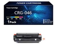 055H 055 Cartucho de Tóner con Chip de Repuesto para Canon CRG-055, Compatible para Canon imageCLASS MF742cdw, MF746cx, LBP663cdw, LBP663cdn y LBP664cx Impresoras ,BK-1 Pack