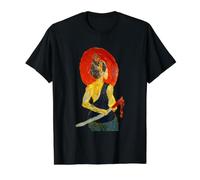 0570 Se Siente como Japón, la Katana 2021 más 4. Camiseta gráfica económica, Hombre, Negro, S