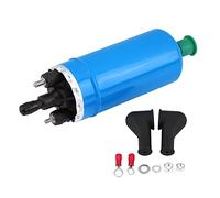 0580464038 inline fuel pump 12V 140LPH 3Bar Bomba de combustible eléctrica en línea de alta presión con kit de instalación Apto para E23 E24 E12 E28 E30 M5 Terminal positivo M4 Terminal