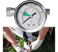 0580495/580495 HEA - Conjunto de manómetro de pulverización con pieza en T para pulverizador sin aire Titan/Wagner de hasta 4000 PSI, accesorios NPT de 1/4 pulgadas