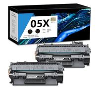 05X - Cartucho de tóner negro de repuesto para impresora HP Laser 05X CE505X con impresora láser P2055 P2055d P2055dn P2055x, color negro