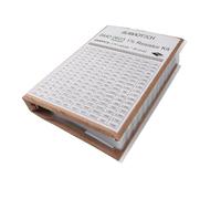 0603 SMD Resistor Surtido Kit (0-10M Ohm 1% Tolerancia) Total 170 Valores (cada 50 piezas) en un libro de muestras de chip de montaje en superficie para prototipos y reparaciones de electrónica