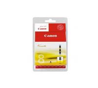 Canon CLI-8Y - Cartucho de Tinta para impresoras (Amarillo, Pixma IP/MP/MX/Pro, ampolla) Si