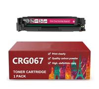 067 CRG-067 CRG067 Cartucho de tóner Compatible para impresoras Canon i-SENSYS MF651, MF655, MF657, MF651Cw, MF655Cw, MF657Cw, MF655Cdw y MF657Cdw,M-with Chip