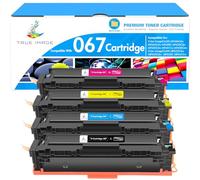 067 - Juego de 4 cartuchos de tóner MF656Cdw compatibles con impresoras Canon 067 067H Color ImageCLASS LBP632Cdw LBP633Cdw MF653Cdw MF654Cdw de alto rendimiento