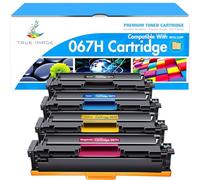 067H 067 - Juego de cartuchos de tóner MF656Cdw MF654Cdw compatibles con Canon 067H 067 Color ImageCLASS LBP632CDW MF653Cdw LBP633CDW MF651CW LBP631CW Tinta de alto rendimiento (paquete de 4)