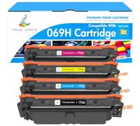 069H 069 - Juego de cartuchos de tóner MF753Cdw de repuesto para Canon MF753Cdw 069 069H cartuchos de tóner para Canon Color ImageCLASS MF750C LBP674C Series MF751Cdw LBP674Cdw M753 M751 B/C/Y/M 4