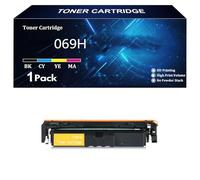 069H Cartucho de Tóner de Alta Capacidad, Repuesto para Canon Compatible para Canon Color imageCLASS LBP673CDN LBP673CDW LBP674CX MF752CDW MF756CX Impresoras,Y-1 Pack