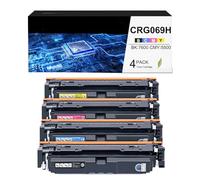 069H CRG-069H CRG069H Cartucho de tóner compatible, alta capacidad (BK:7600 CMY:5500 páginas) para impresora láser Canon i-SENSYS MF752 MF752Cdw MF754 MF754Cdw LBP673 LBP673Cdw (4pk-KCMY))