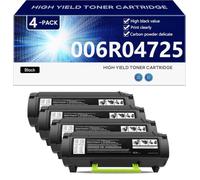 06R04725 Cartucho de Tóner para Xerox B410 VersaLink B415 Impresoras, para Escuelas, Hospitales y Bancos, 6000 Páginas,Black-4 Pack
