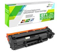 071 CRG 071 CRG-071 Cartucho de Tóner Compatible 1200 Páginas Reemplazo para Canon i-SENSYS LBP121 LBP122dw MF272dw MF273dw MF275dw LBP120 MF270 Series Impresoras GREENPRINT(Negro,Capacidad Estándar)