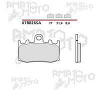 Juego de pastillas de freno para moto Brembo 07BB26SA sinterizadas