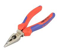 Knipex Alicate universal en punta 08 22 145, negro atramentado, fundas multicomponentes 145 mm