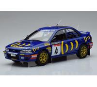 Modelo Auto Estático Impreza 555 #4 Mcrae Winner Rally Rac Lombard 1994 1/18