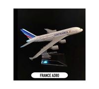 (09.FRANCE A380)Scale 1:400 Metal Aircraft Replica Emirates Airlines A380 B777 Airplane Diecast Model Aviation Plane Collectible Toys for Boys
