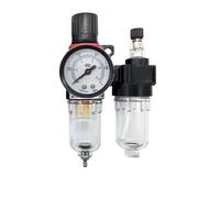 0P7BR328B Filtro de Aire y regulador AFR2000 AFC2000 G1/4" Lubricador Combinado con Dos uniones for Tratamiento Aceite separación Agua(with pc6mm Fitting)