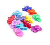 0XBIT 12 Piezas Marcadores Vasos, Marcadores de Silicona de Colores con Ventosa, Color Aleatorio, Reutilizable Marcadores Copas de Vino para Vaso Agua, Copa Vino