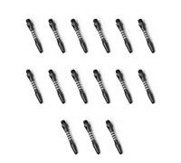 0XBIT Cañas para Dardos, 15 Piezas 40 mm Dardos Ejes, Eje de Dardo Roscado de Aluminio, Accesorios Dardos, Rosca Universal 2BA, Apto para Dardos Blandos o Duros