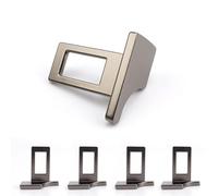 0XBIT Hebilla del Cinturón Seguridad, 5 Piezas Universal Hebilla del Cinturón de Coche, Hebilla de Cinturón de Seguridad de Aleación de Zinc, para Coches, Camiones, Furgonetas