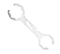 0XBIT Llave Inglesa Multifunción, Llave Inglesa Grande Acero Inoxidable, Diseño de Doble Extremo, Llave Ajustable, para Cilindro y Tornillo