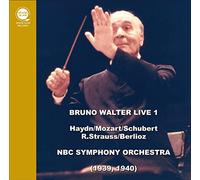 ブルーノ・ワルター・ライヴ1 (ハイドン、モーツァルト、シューベルト、R.シュトラウス、ベルリオーズ) / ブルーノ・ワルター&NBC交響楽団 (Bruno Walter Live 1 (Haydn/Mozart/Schubert/R.Strauss/Berlioz) / Bruno Walter & The NBC Symphony Oehestra) [2CD] [国内プレス] [日本語帯・解説付]