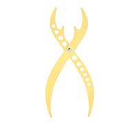 1: 0.618 Cejas de Oro de la Ceja, Regla de la Regla de la Regla de 3 Puntos, Regla de Medición de Cejas, Herramienta de Medida Permanente Reutilizable para Maquillaje de Tatuajes