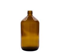 1.000 ml botella médica, marrón, vidrio, boca: PP 28