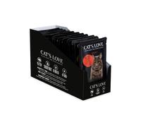 1.02 KG Cat's Love Adult Sobre en Gelatina para gatos - Multipack 12
