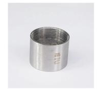 1-1/2" BSP Female Thread 304 Stainless Steel Pipe Fitting Full Socket Round Connector for water oil air