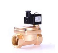 1-1/2" High Pressure Brass Solenoid Valve 0927 Series 220V 110V 24V 12V Normally Closed 1.6MPA Water Valve Air Valves(NPT_240VAC_NBR-SEAL)