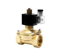 1-1/2" Normally Open Brass IP65 Waterproof Solenoid Valve DN40 Electric Switch Water Valves 220V 110V 24V 12V(G_24VDC)