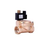 1-1/2" Normally Open High Pressure Solenoid Valve 0955 Series 220V 110V 24V 12V Brass 1.6MPA Water Valve Air Valves(BSP_220VAC_EPDM-SEAL)
