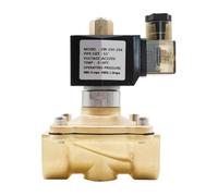 1-1/4",Brass Normally Open Solenoid Valve,G3/8" to G2",AC220V DC12V 24V,IP65 High Temperature Water Valve BIANMTSW(AC 220V_NBR)