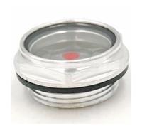 1-1/4" BSPP Male Thread Aluminum Oil Level Sight Glass Window Hex Head for Air Compressor Gearbox Hexagon