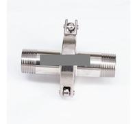 1-1/4" BSPT Male x 2" Tri Clamp Set SUS304 Stainless Steel Assembly Fitting Tri-Clover